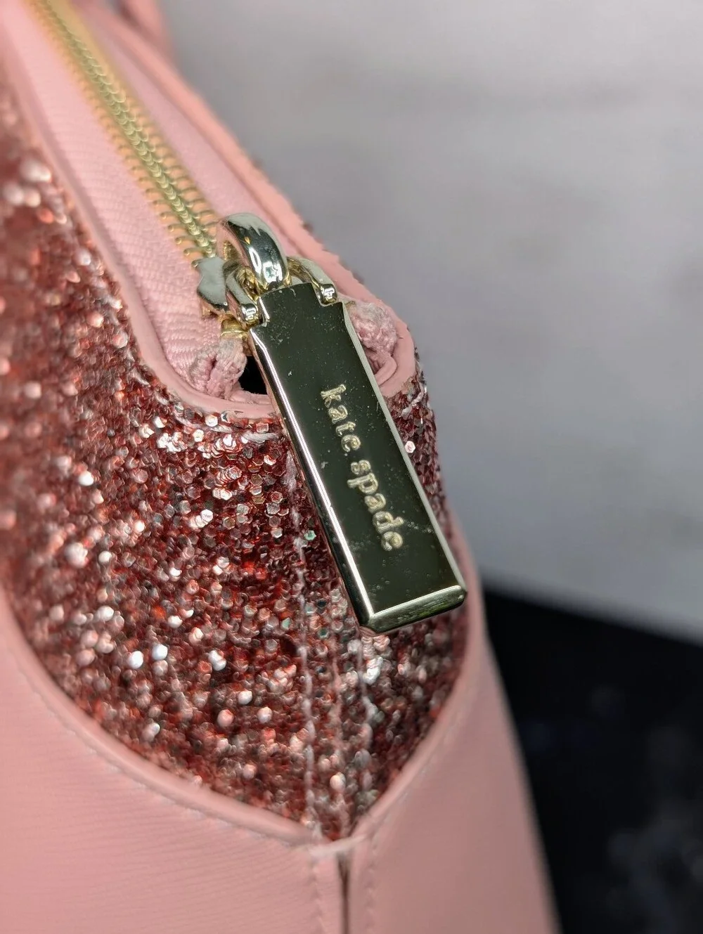 Kate Spade Flash Glitter Tote - Pink NWOT
